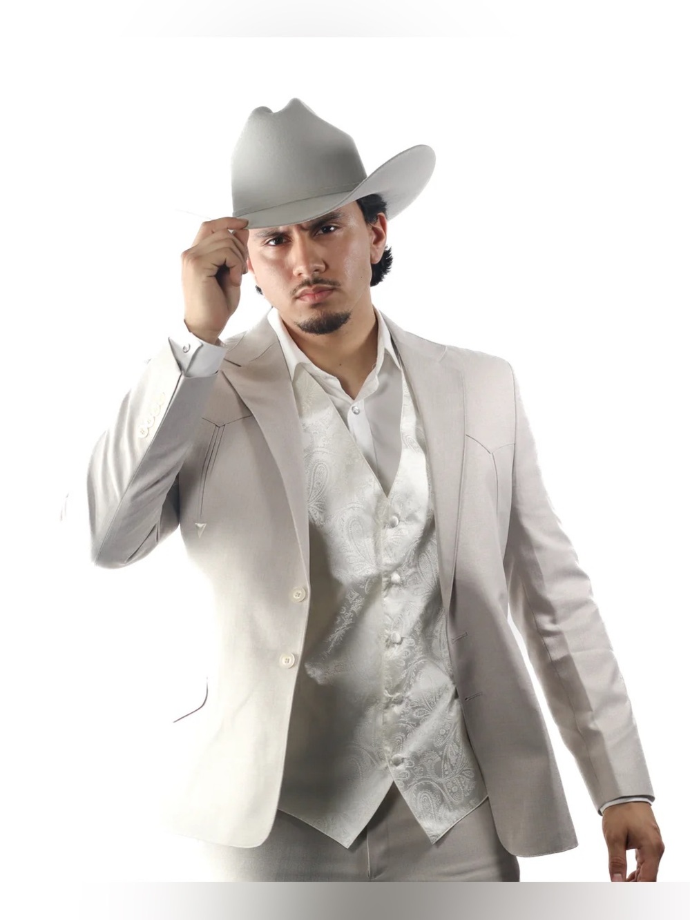 Old West Saco Toledo Beige Liso